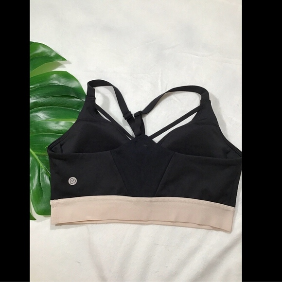 NEW Zella Sneak Peek‎ Sports Bra in Black/Cream [SZ XS ] - Picture 6 of 8